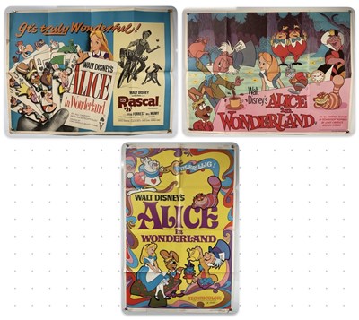Lot 245 - A trio of Walt Disney ALICE IN WONDERLAND...