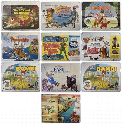 Lot 246 - A mixed group of 10 DISNEY film posters,...