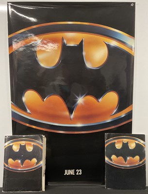 Lot 307 - BATMAN (1989) US one sheet teaser film poster...
