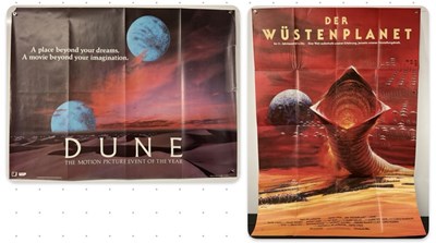 Lot 481 - DUNE (1984) UK Quad film poster and a German...