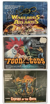 Lot 480 - A trio of sci-fi film posters featuring...