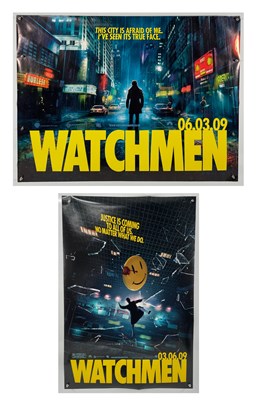 Lot 317 - WATCHMEN (2009) UK Quad and US one sheet...