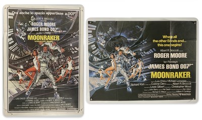 Lot 224 - JAMES BOND: MOONRAKER (1979) UK Quad film...