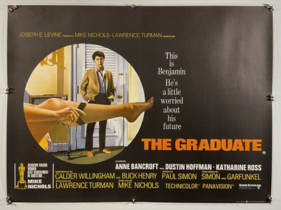 Lot 188 - THE GRADUATE (1968) UK quad film poster for...