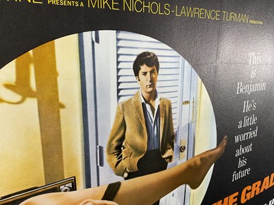 Lot 188 - THE GRADUATE (1968) UK quad film poster for...