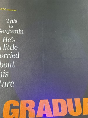Lot 188 - THE GRADUATE (1968) UK quad film poster for...
