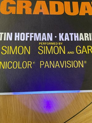 Lot 188 - THE GRADUATE (1968) UK quad film poster for...