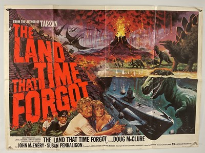 Lot 88 - THE LAND THAT TIME FORGOT (1975) UK Quad Film...