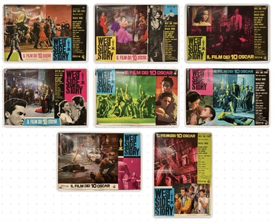 Lot 419 - WEST SIDE STORY (1961) A set of 8 Italian...