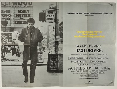Lot 157 - TAXI DRIVER (1976) UK Quad film poster,...