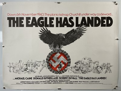 Lot 277 - THE EAGLE HAS LANDED (1976) UK Quad Film...