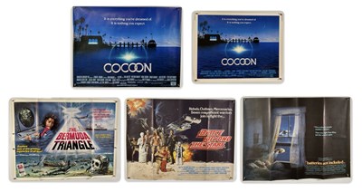 Lot 364 - A group of 4 x UK Quad film posters for sci-fi...