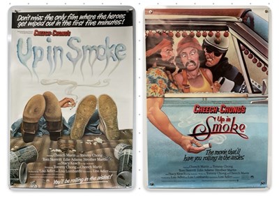 Lot 46 - UP IN SMOKE (1078) UK one sheets, Cheech and...