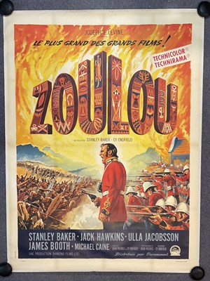 Lot 297 - ZULU (1964) French Grande film poster, titled...