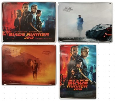 Lot 455 - BLADE RUNNER 2049 (2017) 3 UK Quad film...
