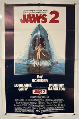 Lot 353 - JAWS 2 (1978) US one sheet film poster, Lou...