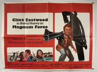 Lot 163 - MAGNUM FORCE (1973) UK Quad film poster for...