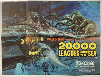 Lot 249 - 20,000 LEAGUES UNDER THE SEA (1955) UK Quad...