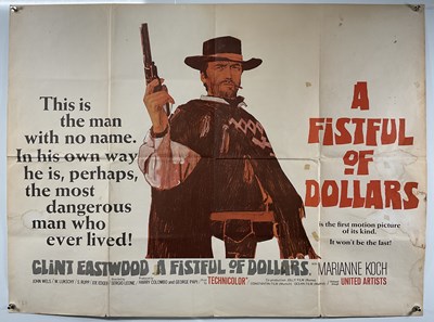 Lot 240 - FISTFUL OF DOLLARS (1964) UK Quad, 1967 first...