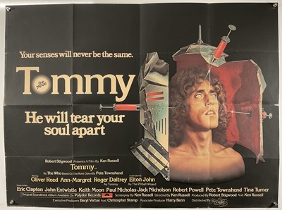 Lot 417 - TOMMY (1975) UK Quad film poster, based on the...