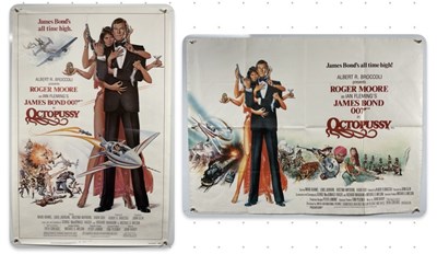Lot 225 - JAMES BOND: OCTOPUSSY (1983) UK Quad film...