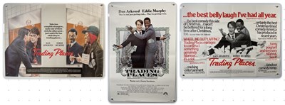 Lot 114 - TRADING PLACES (1983) UK Quad film poster,...