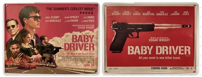 Lot 138 - BABY DRIVER (2017) A pair of UK Quad film...