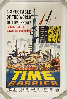 Lot 475 - BEYOND THE TIME BARRIER (1959) US one sheet...