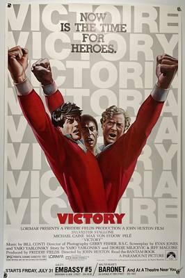 Lot 276 - VICTORY (1981) US half subway poster, rolled
