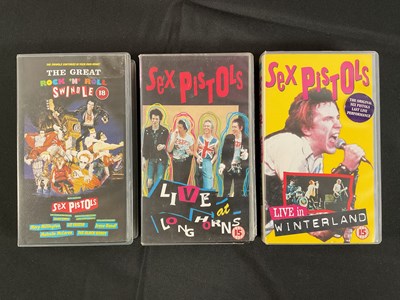 Lot 4 - SEX PISTOLS - Sid and Nancy video poster and 3...