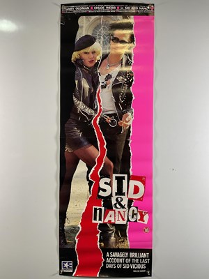 Lot 4 - SEX PISTOLS - Sid and Nancy video poster and 3...