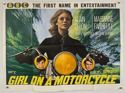 Lot 237 - THE GIRL ON A MOTORCYCLE (1968) ABC release UK...