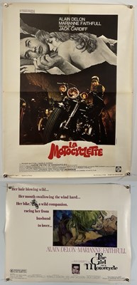 Lot 236 - THE GIRL ON A MOTORCYCLE (1968) US half sheet,...