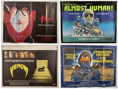 Lot 384 - A small group of horror film posters...