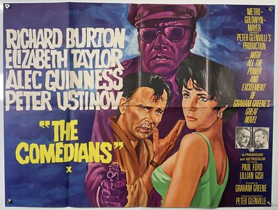Lot 99 - THE COMEDIANS (1967) UK Quad film poster for...