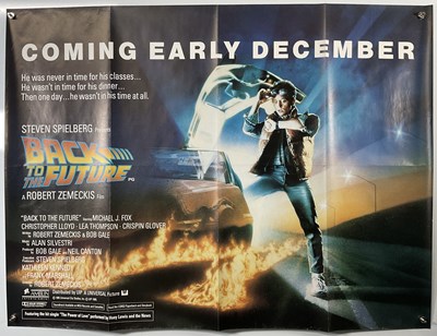 Lot 461 - BACK TO THE FUTURE (1985) UK Quad film poster,...