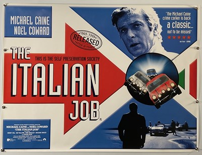 Lot 86 - THE ITALIAN JOB (1969) UK quad 1999, 30th...