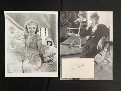 Lot 518 - FRED AND GINGER - An autographed 8" x 10"...