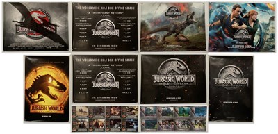 Lot 15 - A group of Jurassic Park film posters...
