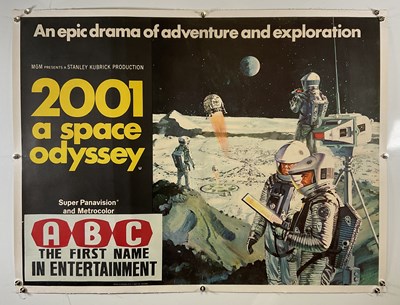 Lot 454 - 2001: A SPACE ODYSSEY (1968) UK Quad ABC style...