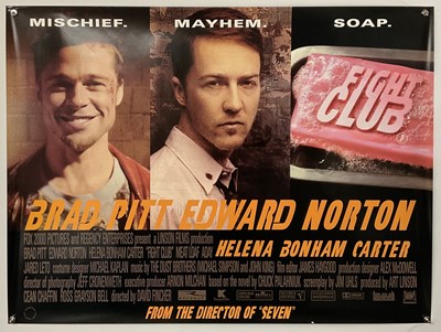 Lot 142 - FIGHT CLUB (1999) UK Quad film poster,...