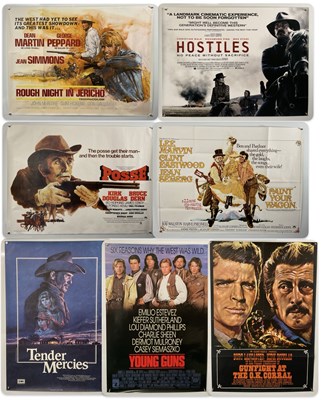 Lot 263 - A corral of Western movie posters comprising...