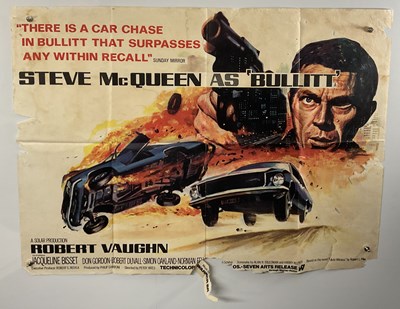 Lot 501 - BULLITT (1968) UK Quad style B film poster...