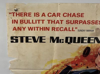 Lot 501 - BULLITT (1968) UK Quad style B film poster...
