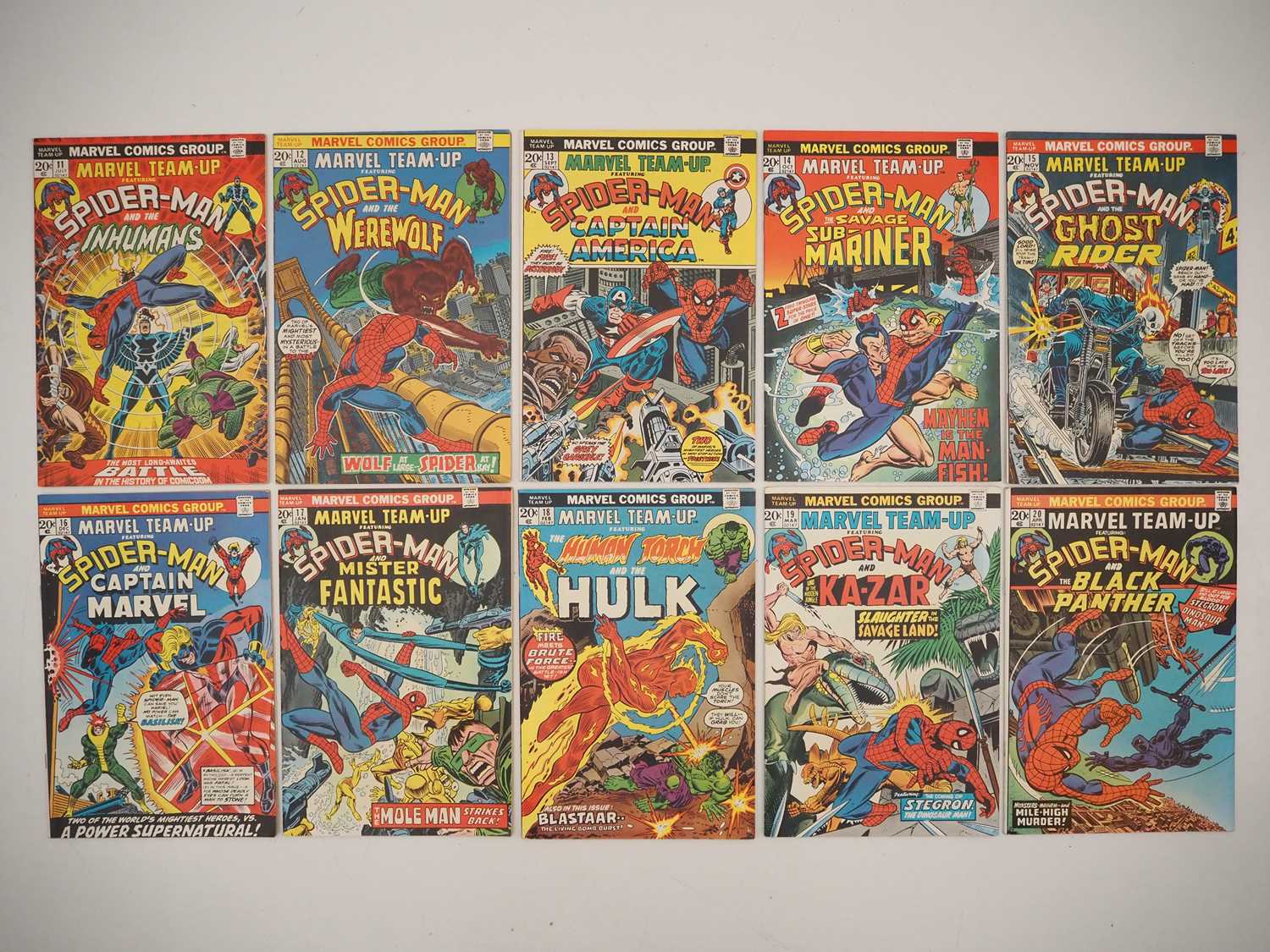 Lot 6 - MARVEL TEAM-UP #11 to 20 (10 in Lot) -...