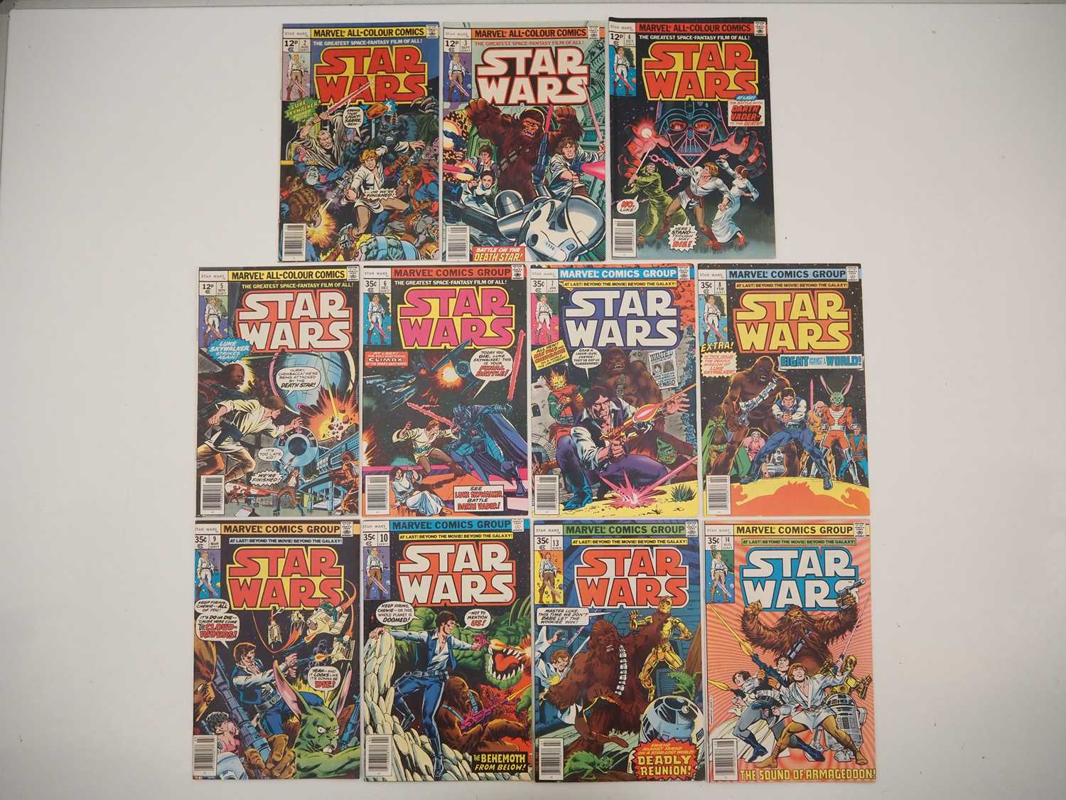 Lot 17 - STAR WARS #2-10, 13, 14 (11 in Lot) - (1977/78...