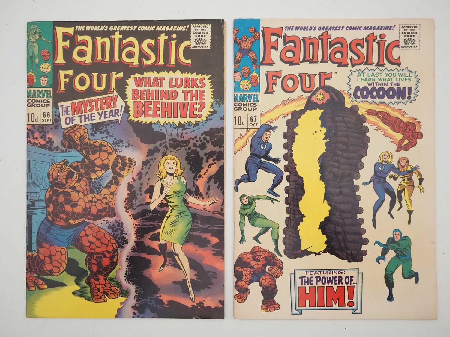 Lot 37 - FANTASTIC FOUR #66 & 67 (2 in Lot) - (1967 -...