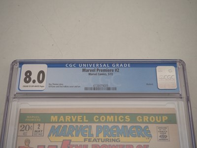 Lot 39 - MARVEL PREMIERE #2 (1972 - MARVEL) - GRADED...