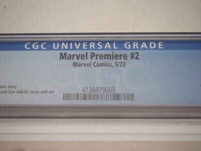 Lot 39 - MARVEL PREMIERE #2 (1972 - MARVEL) - GRADED...