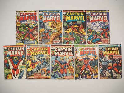 Lot 46 - CAPTAIN MARVEL #25 to 33 (9 in Lot) - (1973/74...